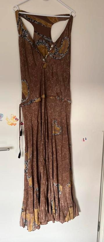Vintage maxi dress jurk boho hippie festival grafisch 36 38 beschikbaar voor biedingen