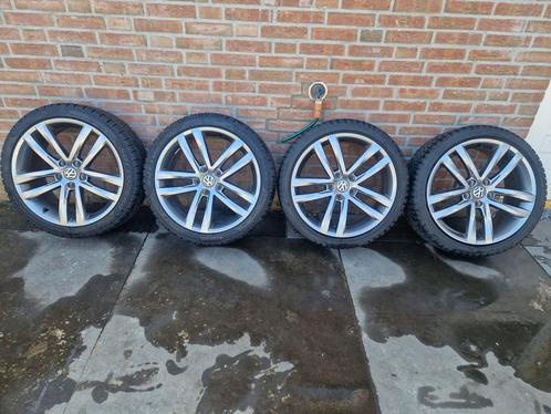 ❄️ salvador 5x112 18inch golf 5 6 7 8 r line gti gtd caddy, Auto-onderdelen, Banden en Velgen, Banden en Velgen, Winterbanden