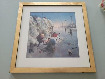 'Schilderij' Marius van Dokkum ijspret beschikbaar voor biedingen