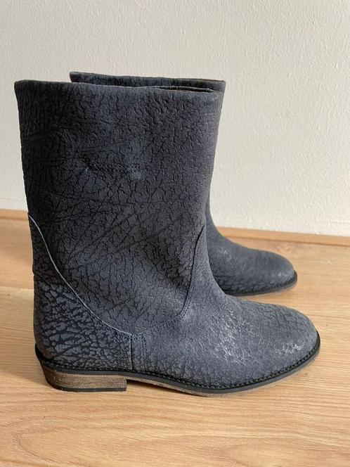 Sch33 - Nieuwe blauwe Kop en staart enkellaarzen maat 36 (1), Kleding | Dames, Schoenen, Nieuw, Blauw, Ophalen of Verzenden
