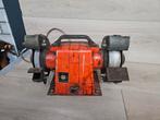 Creusen slijpmachine dubbele  goed werkende, Ophalen, Gebruikt, Minder dan 700 watt, Werkbankslijpmachine