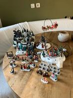 Kerstbeelden/ kerstdorp bewegend/ muzikaal, Diversen, Kerst, Ophalen of Verzenden, Zo goed als nieuw