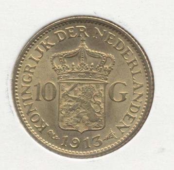 Nederland 10 Gulden 1913 Wilhelmina 