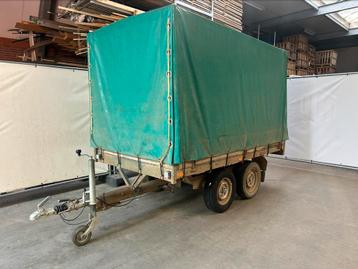Solide huifaanhanger/ aanhangwagen/ 2000 kg/ btw beschikbaar voor biedingen