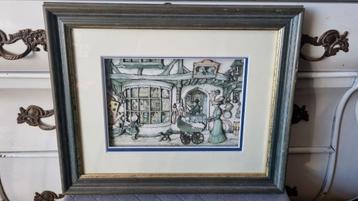 Anton Pieck Reliëf: De Speelgoedwinkel beschikbaar voor biedingen