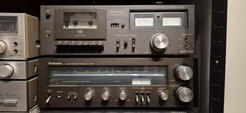 Technics SA-200K Receiver & M7 cassettedeck  beschikbaar voor biedingen
