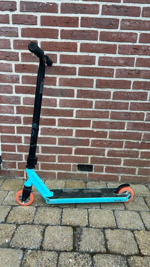 Oxelo stuntstep MF1.8 Turquoise, Fietsen en Brommers, Steps, Zo goed als nieuw, Gewone step, Ophalen