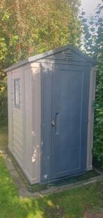 Prachtig keter huisje inclusief toilet met verhoogde toiletb, Kunststof, 1 raam, Ophalen, Minder dan 250 cm