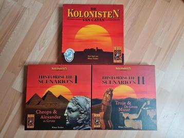 Kolonisten van Catan Basisspel + 2 uitbreidingen Hout beschikbaar voor biedingen
