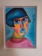 Schilderij 30x40cm acryl gesigneerd, Ophalen of Verzenden