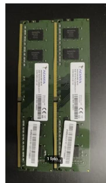 ADATA, 16GB (2X8GB) DDR4-3200Mhz, CL 22, Computers en Software, RAM geheugen, Zo goed als nieuw, Desktop, 16 GB, DDR4, Ophalen of Verzenden