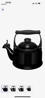 Le Creuset fluitketel zwart 2.1L, Ophalen of Verzenden, Nieuw