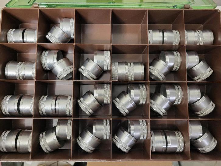 Duraluminium reelringen vintage hengelsport hengelbouw, Watersport en Boten, Hengelsport | Algemeen, Nieuw, Werphengel, Ophalen of Verzenden