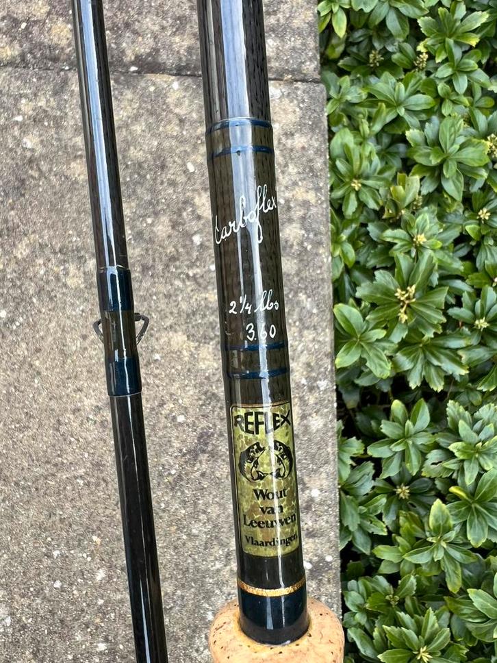 Century Armalite Carboflex Reflex Wout van Leeuwen 12ft 21/4, Watersport en Boten, Hengelsport | Karpervissen, Gebruikt, Werphengel