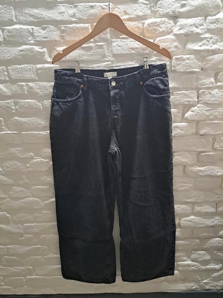 H&M Spijkerbroek met wijde pijpen Maat 46, Kleding | Dames, Spijkerbroeken en Jeans, Zo goed als nieuw, W33 - W36 (confectie 42/44)