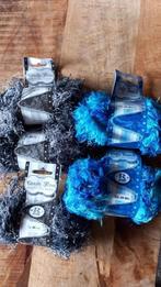 Breiwol 3 zwart 2 blauw, zacht fluffy Royle. Samen 4,50 euro, Ophalen, Nieuw, Breien, Wol of Garen