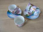 4 kopjes met schotel, Japans eierschaal porcelein., Ophalen of Verzenden