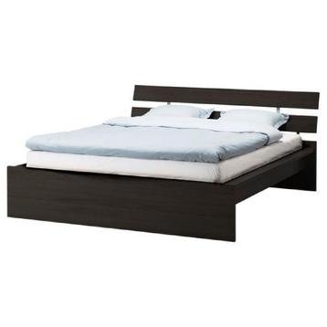 Ikea Hopen 2-persoons bed + matrassen, verhuis-proof! - afbeelding 1