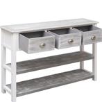 NIEUW Dressoir 115x76x30 cm Paulownahout grijs, Venlo, 100 tot 150 cm, Nieuw, Ophalen of Verzenden