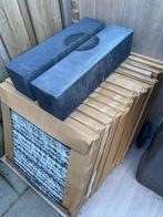 Ceramaxx Basaltina Olivia Black Tegels 60x60x2 cm, Tuin en Terras, Tegels en Klinkers, Ophalen, Zo goed als nieuw, Keramiek, Terrastegels