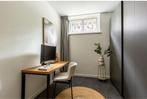 Bureau houten blad, zwarte poten - 120x60cm, Ophalen, Zo goed als nieuw