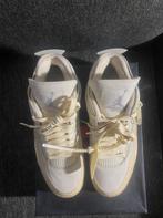 Jordan 4 retro off white beige, Kleding | Heren, Overige kleuren, Verzenden, Zo goed als nieuw, Jordan 4 x off white