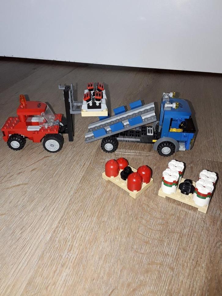 Lego city heftruck en vrachtauto, Kinderen en Baby's, Speelgoed | Duplo en Lego, Zo goed als nieuw, Ophalen of Verzenden