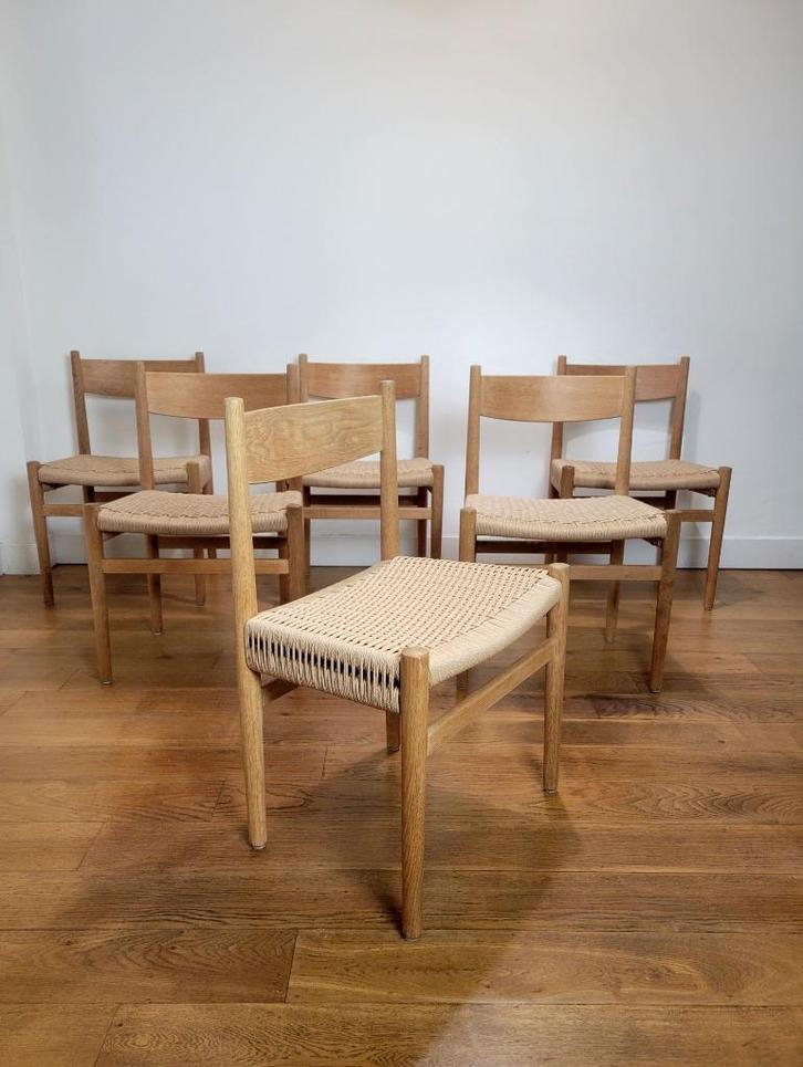 Set of 6 CH40 chairs by Hans J. wegner for Carl Hansen & Søn, Huis en Inrichting, Stoelen, Zo goed als nieuw, Vijf, Zes of meer stoelen