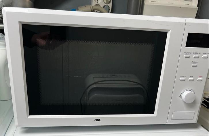 Etna Combi Magnetron/Oven - Vrijstaand, Witgoed en Apparatuur, Magnetrons, Gebruikt, Vrijstaand, Combimagnetron, 45 tot 60 cm