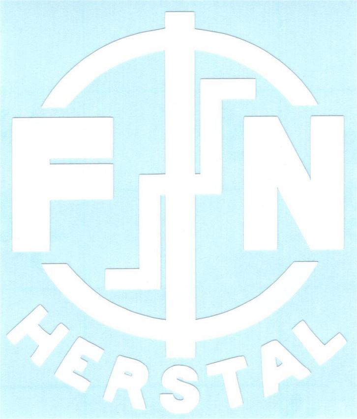 FN Herstal sticker #6, Motoren, Accessoires | Stickers, Ophalen of Verzenden