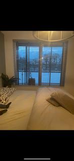 Harmony houten jaloezieën met ladderband 63mm., Ophalen, Zo goed als nieuw, Grijs, 200 cm of meer