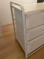 Wit ladekastje - 55x36x60cm, Huis en Inrichting, Kasten | Ladekasten, Kunststof, Gebruikt, 3 of 4 laden, Minder dan 100 cm