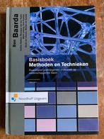 Basisboek Methoden en Technieken - Ben Baarda, Ophalen of Verzenden, Zo goed als nieuw