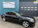 BMW 3-serie Cabrio 318i Cabriolet MOTORSCHADE Facelift model, Auto's, BMW, Euro 5, Cabriolet, 4 stoelen, Zwart