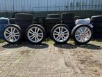 Jaguar X350 XJR velgen incl. Michelin!, 19 inch, Gebruikt, 255 mm, Velg(en)