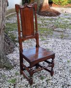 Engelse paneelrugstoel – ca. 1700, Ophalen of Verzenden