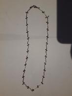 ZILVEREN FANTASIE DESIGN KETTING IN PERFECTE ST voor 7,50 E, Ophalen of Verzenden, Zo goed als nieuw, Zilver, Zilver