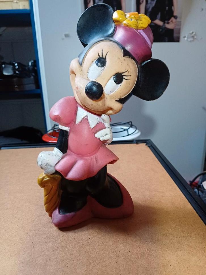 Vintage 1960 Disney rubber spaarpot pop groot model, Verzamelen, Speelgoed, Gebruikt, Ophalen of Verzenden