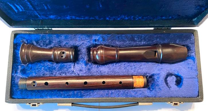 Coolsma altblokfluit, Muziek en Instrumenten, Blaasinstrumenten | Blokfluiten, Zo goed als nieuw, Alt, Met koffer, hoes of etui