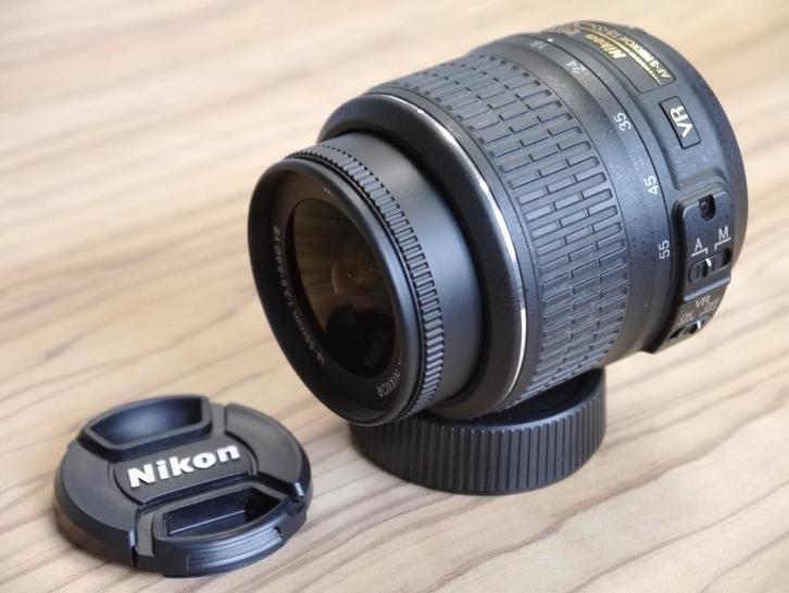 objectief / lens / AF-S DX Nikkor / 18-55mm, Audio, Tv en Foto, Fotografie | Lenzen en Objectieven, Gebruikt, Standaardlens, Zoom