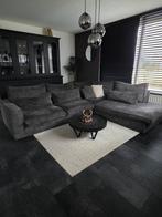 Groene velvet hoekbank, Ophalen of Verzenden, Zo goed als nieuw, Stof