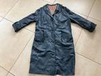 Blauwe vintage lederen jas, maat L, Ophalen of Verzenden, Gedragen, Maat 42/44 (L), Blauw