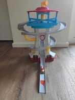 Paw Patrol uitkijktoren XL, Kinderen en Baby's, Speelgoed | Racebanen, Ophalen, Zo goed als nieuw, Handmatig, Overige merken