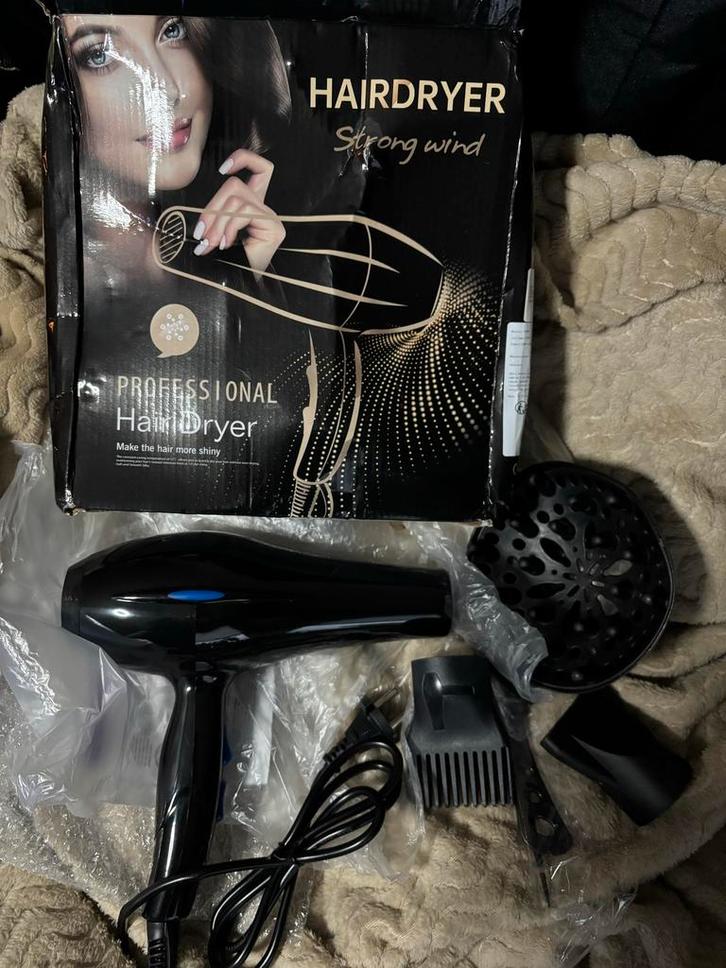 Nieuwe Föhn - Krachtige Haarstyling, Witgoed en Apparatuur, Persoonlijke-verzorgingsapparatuur, Nieuw, Haarverzorging, Ophalen of Verzenden