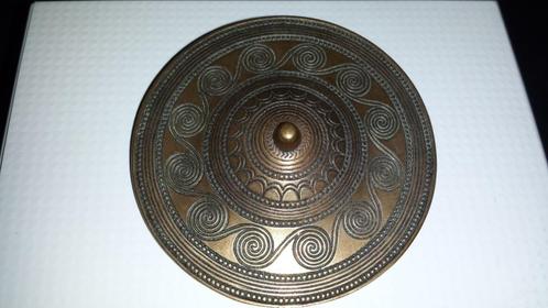 BROCHE 60’s <> Bronzen VIKING Schild <>Jens Erik JENSEN, Antiek en Kunst, Curiosa en Brocante, Ophalen of Verzenden
