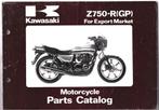 Kawasaki Z750 R (GP) parts list (762p) motor, Motoren, Handleidingen en Instructieboekjes, Kawasaki