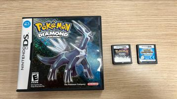 3 Pokemon Nintendo DS games beschikbaar voor biedingen