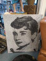 XXL handgeschilderd schilderij Audrey Hepburn 120x100, Ophalen