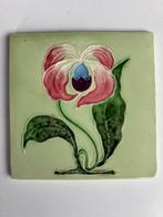 Antieke Jugendstil tegel 15x15 cm ca. 1900., Antiek en Kunst, Ophalen of Verzenden
