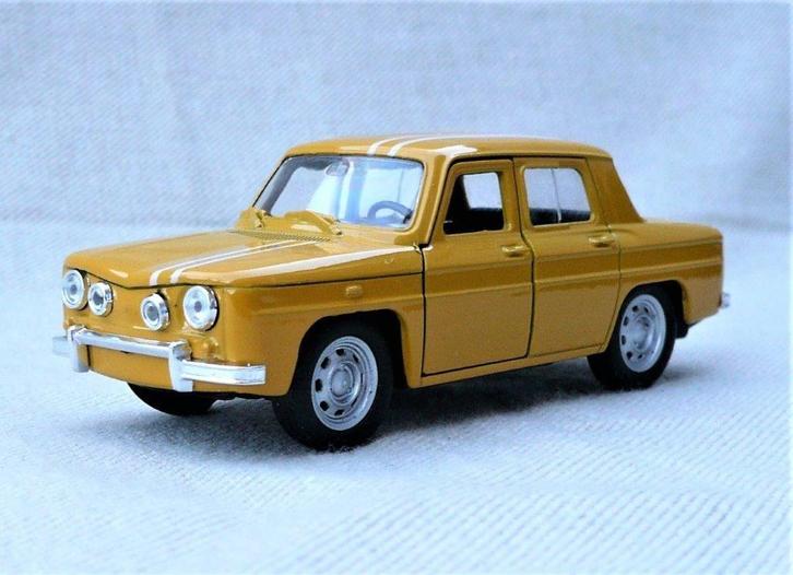 Renault 8 Gordini (geel) Welly, schaal 1/38, 11,5 cm., Hobby en Vrije tijd, Modelauto's | 1:43, Nieuw, Auto, Overige merken, Ophalen of Verzenden